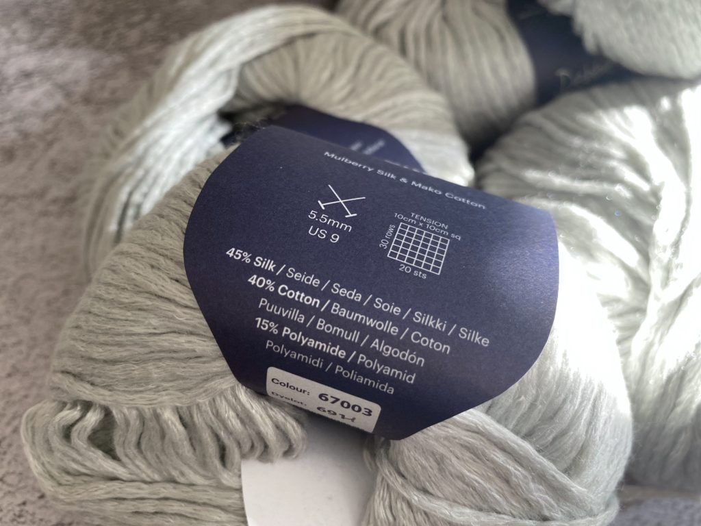 Debbie Bliss Sita 10 Ball Value Pack Pebble (3) 45% Silk 40% Cotton 15% Polyamide grey color yarn