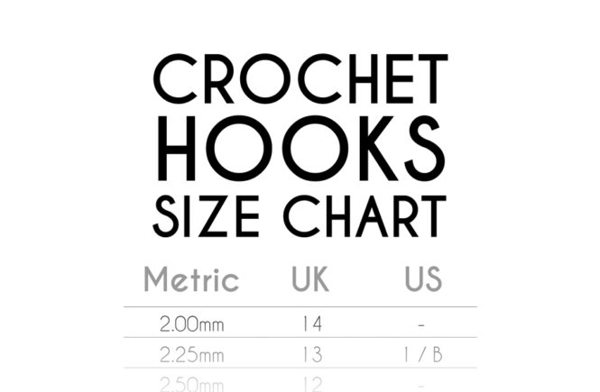 crochet hook size conversion chart