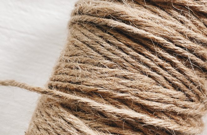 rustic natural jute twine